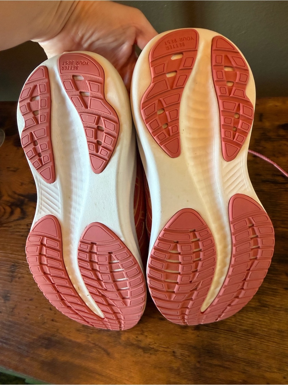 Asics Girls Gel-excite11 Pink Athletic Sneakers - Picture 5 of 6